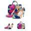 Amazing Ankara Shoes Match Bag Wax Shoes Matching Bag Wax print high heel shoes for lady