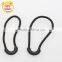 nylon puller cord, sportswear plastic zipper puller with logo with cord