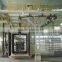 Overhead rail shot blasting machines