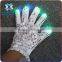 2016 Christmas gift led finger light gloves,gloves led