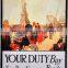 The ancient big ships iron modern decorative painting, iron picture
