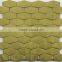 factory cheap Golden Square Crystal Glitter Mosaic Tile