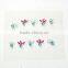 Wholesale decorative bling diy self adhesive rhinestone nail art stickers 3d nail art decals crystal nail stickers