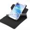 Book Design PU Leather Universal Folio Case for Tablet with Rotating Stand