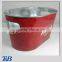 Decorative metal can bucket, beer gift