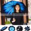 new arrival fashion lady mini black coated umbrella