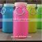 Christmas ornament silicone foldable water bottle/hot and cold water bottle/bpa free sports water bottle,thermos