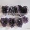 Stock heart shape amethyst geode cluster charms amethyst crystal heart cluster