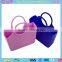 Accept custom order women gender silicone ladies hand bags