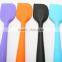 Hygienic Solid Coating colorful BBQ baking pastry tools Silicone Spatula