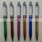 Trending hot products 2016 soft black stylus on the top slim crystal stylus pen