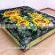 China Suppliers quilt blankets rebel wholesale 100% polyester knitted cuddly king size heavy blanket