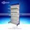Adjustable Single Side Supermarket Floor Standing Metal Display Rack