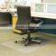 Smooth Clear Studded Chair Mat For Thick Carpet , Office Floor Protection Mats