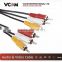 2015 Top Selling Colorful Composite 3 RCA Stereo Cable