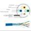 Premium cable supplier LAN cable cat6 23awg 4pair twisted pair With Fluke Test Passed