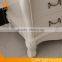 CRW luxury floor standing bathroom cabinets with sink white wooden baroque antique bathroom washbasin cabinet vanity designs