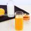 Design handmade clear glass circular cup 300ml ZB321