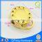 Q-3093 zippers manufacturer custom shiny gold round engrave puller