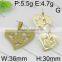 Powell wholesale fashion jewelry set gold color popular china suppliers