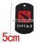 Newest Design Dota 2 Pendant Keychain Pendant Keychain Full Colors Dota Keychain for Men