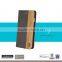 Fashion Mobile Accessories Laser Engraving Wood Bamboo Leather Flip Case for IPhone 6, Wooden Flip Stand Phone Cover for IPhone