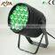 19 10W RGBW led Waterproof Par Light for decorations and wedding