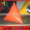 0.9mm PVC Tarpaulin Red Inflatable Triangle Marker Buoy For Racing On Water