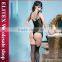 Wholesale Black Crochet Garter Style Body stoking Seductive Sexy Lingerie Hot