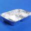 Takeaway Foil Food Container 2 compartment aluminium foil container with lid