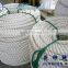 3 strand PP combination rope with steel core