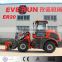 Mini Wheel Loader Qingdao Everun Brand ER20 Agricultural Machines With Pallet Forks/Bucket