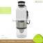 Clear Glass Portable Thermos Bottles with Tea Filter