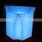 Spain style waterproof led round table sale/led light table