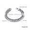 Punk Style 316L Stainless Steel Mens Bracelet Classical Biker Bicycle Heavy Metal 14MM Link Chain Jewelry Bracelets For Men