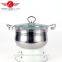 china top quality stainless steel europe and america market soup pot set/cooking pot set