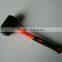 steel handle rubber mallet hammer