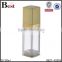30ml 50ml alibaba china cheapest square clear bottle pump dispenser food grade cosmetic lotion serum airless gold UV pump bottle