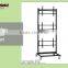 Durable Screen Movable Rotate TV Trolley Stand Mount Monitor Display Stand