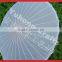 White color silk wedding parasol