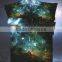 Stunning Multi color galaxy theme Hd digital 3d bed linen set