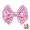 Hot Pink Seersucker BOW Headwear Cheap Hair Accessories Ready To Ship