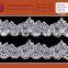 Tricot embroidered narrow thailand lace fabrics trim for garments