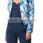 trendy women blazer hot sale latest design printed fashion jacket