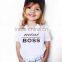 OEM baby romper kid and mother matching tee shirt