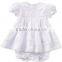 New design children smocked pink flower kids clothes wholesale fashion boutique girl clothing set