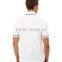 Fashion shorts mens cut sew polo shirts plain white