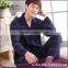 Hot sale large men plain cotton pajamas / Lattice leisure pajamas wholesale