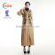 Zakiyyah E011 2017 Hot sale abaya modern in plover case printed muslim cardigan brown color dress with belt for malaysia women