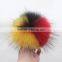 Myfur Cute Fashion High Quality Fake Raccoon Fur Pom Pom with Good Price for Bags Beanie hat